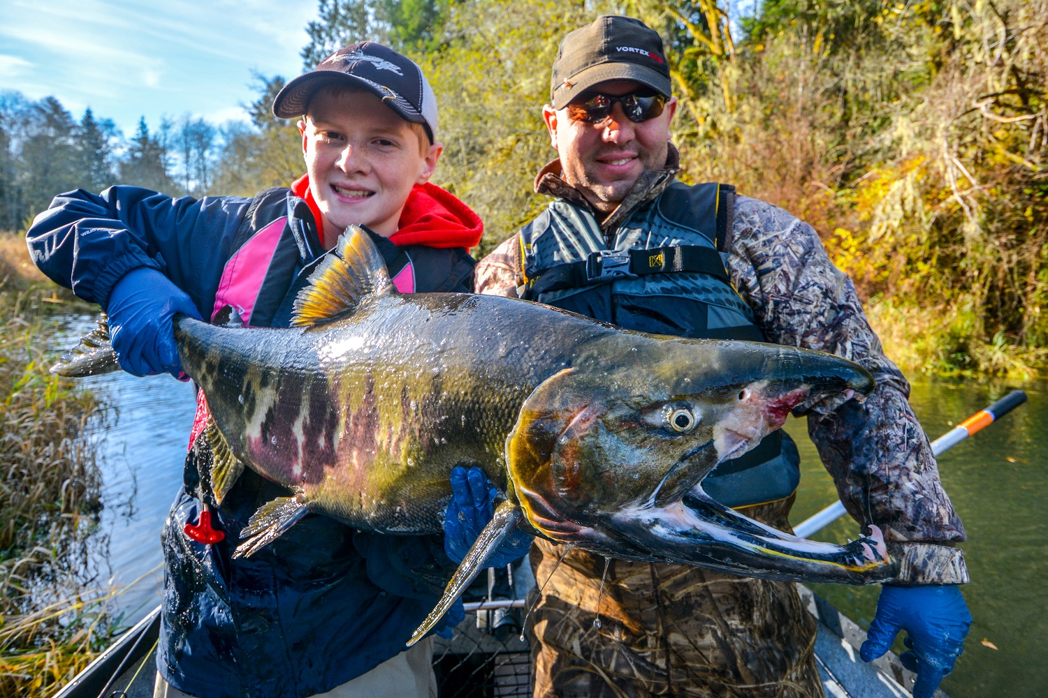 Salmon Fishing in Rivers with Spinners, Spoons, and Floats