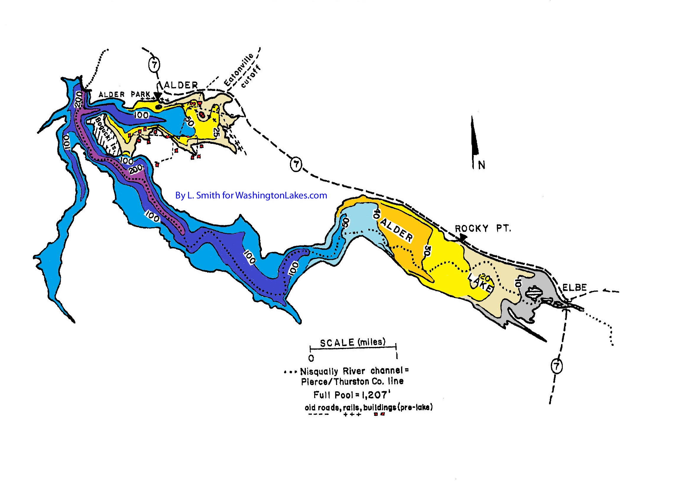 Lake Champlain Depth Chart Map
