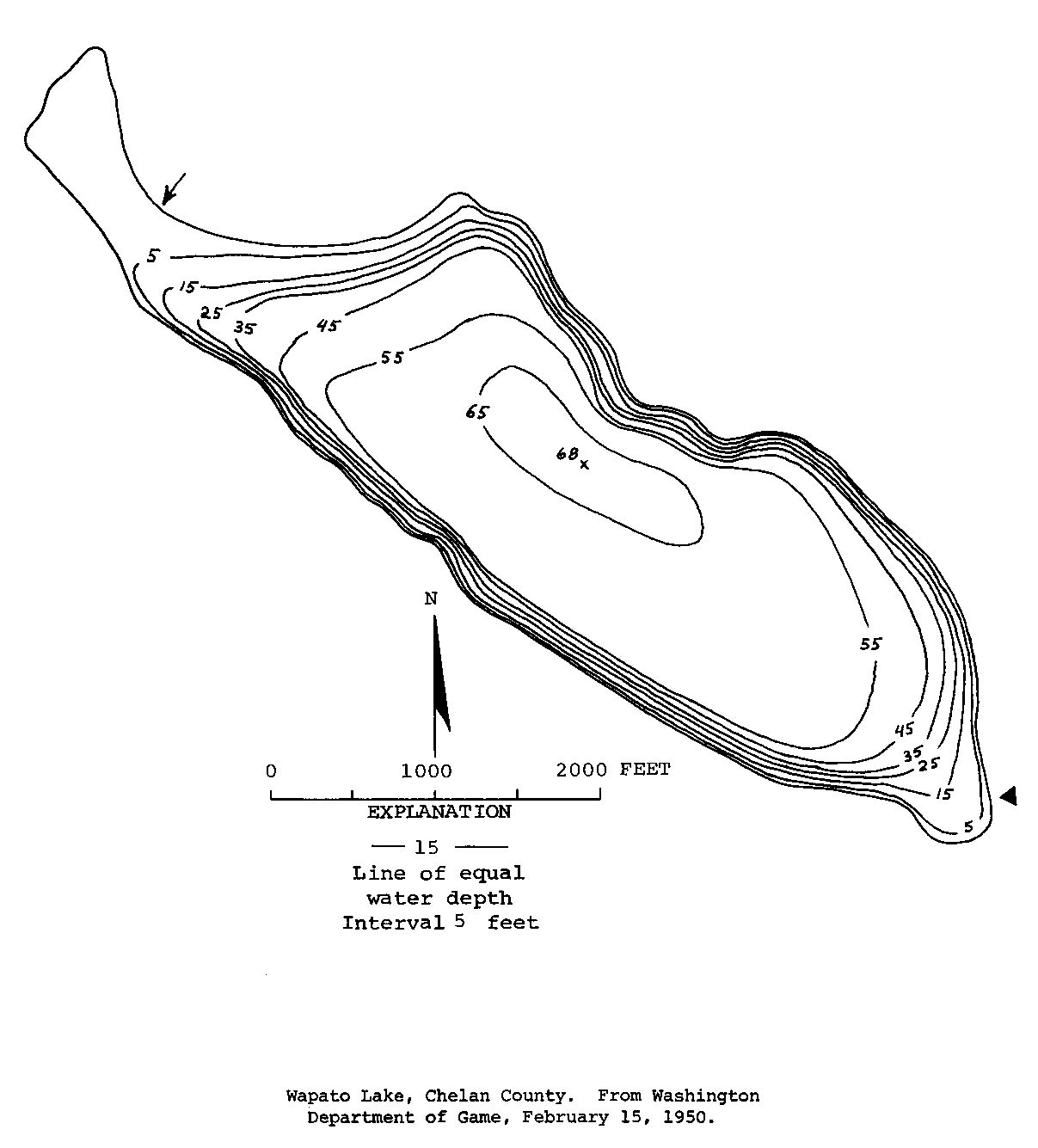 Lake Chelan Depth Chart