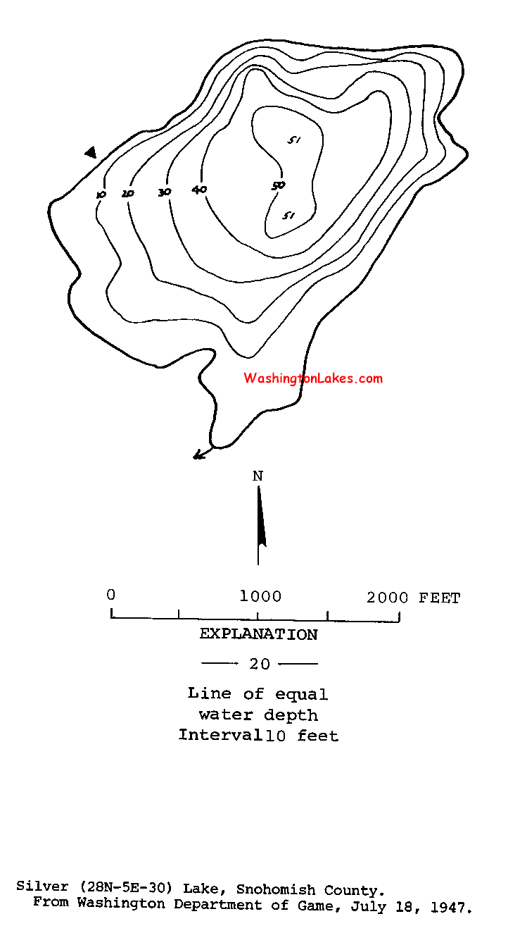 Silver Lake Depth Chart