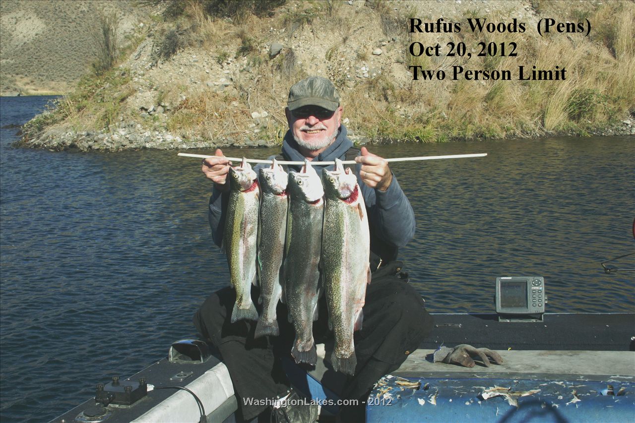 Rufus Woods Lake Report, Douglas County, WA NWFR